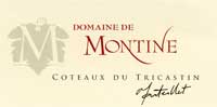 Wijn etiket - Coteaux du Tricastin - Domaine de Montine (Rhône)
