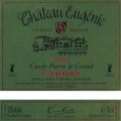 Wijn etiket - Cuvée Pierre Le Grand - Château Eugénie (Cahors)