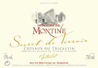 Wijn etiket - Secret du Terroir - Domaine de Montine (Rhône)