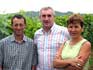 Marc (TasteWine@Home) met wijnmakers Daniel en Cathy