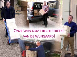 Wijn rechtstreeks van de wijngaard